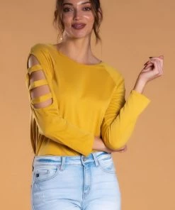 SexyModest Boutique BB Collection Brigitte Brianna Slit Sleeve Sweatshirt