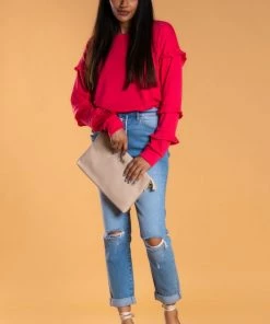 SexyModest Boutique Brigitte Brianna Striped Ruffle Sleeve Sweatshirt BB Collection 12 SexyModest Boutique Brigitte Brianna Striped Ruffle Sleeve Sweatshirt BB Collection