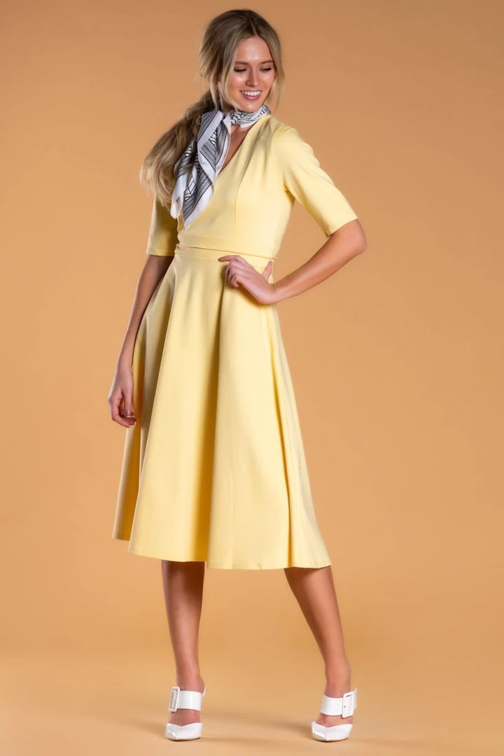 SexyModest Warehouse BB Collection Brigitte Brianna V-Neck Gala Dress 5 SexyModest Warehouse BB Collection Brigitte Brianna V-Neck Gala Dress