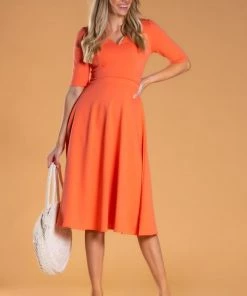 SexyModest Warehouse BB Collection Brigitte Brianna V-Neck Gala Dress