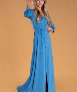 SexyModest Boutique Brigitte Brianna V-Neck Maxi Dress BB Collection