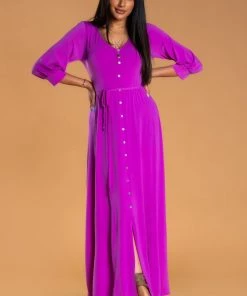 SexyModest Boutique Brigitte Brianna V-Neck Maxi Dress BB Collection