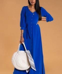 SexyModest Boutique Brigitte Brianna V-Neck Maxi Dress BB Collection