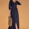 SexyModest Boutique Brigitte Brianna V-Neck Maxi Dress BB Collection