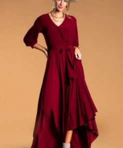 SexyModest Boutique Brigitte Brianna Wrap Maxi Dress BB Collection