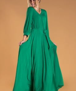 SexyModest Boutique Brigitte Brianna Wrap Maxi Dress BB Collection