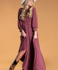 SexyModest Boutique Brigitte Brianna Wrap Maxi Dress BB Collection