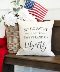 SexyModest Boutique My Country Pillow Cover New Arrivals