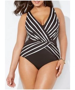 SexyModest Boutique San Simeon Stripe Swimsuit New Arrivals