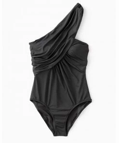 SexyModest Boutique New Arrivals Seaside One Shoulder Swimsuit