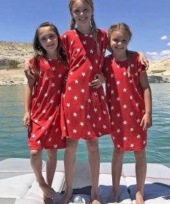 SexyModest Boutique Brigitte Brianna Kids Pocket Tee Dress