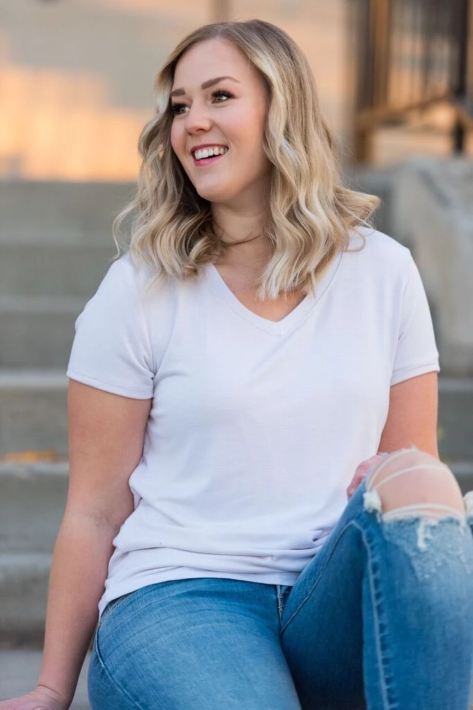 SexyModest Boutique Brigitte Brianna Favorite V-Neck Basic Tee 7 SexyModest Boutique Brigitte Brianna Favorite V-Neck Basic Tee